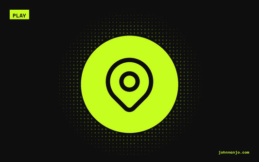 A map pin icon for a JOHN NANJO Tokyo guide