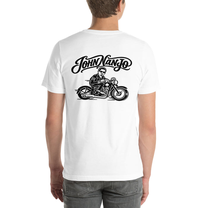 JOHN NANJO ライダーTシャツ – ホワイト